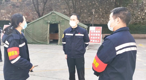 周金平先后到楚星公司、松滋肥業(yè)、實訓(xùn)基地和股份公司檢查疫情防控工作(圖4)