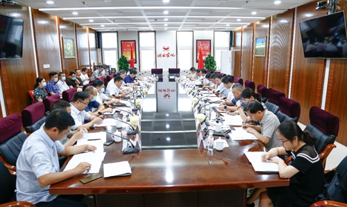 宜昌市國資委黨委書記、主任吳正新帶隊(duì)到宜化集團(tuán)調(diào)研(圖1)