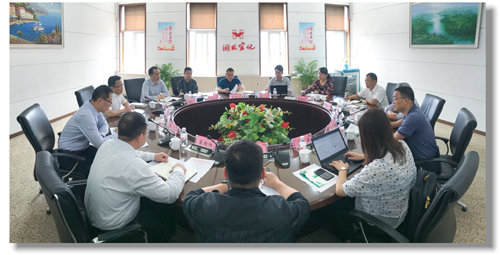 甕福集團(tuán)羅永留、開(kāi)磷集團(tuán)杜紹倫一行到訪宜化集團(tuán)