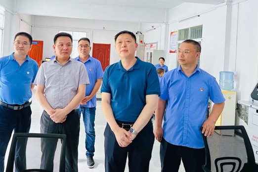 宜昌市國資委黨委書記、主任黃智華一行到礦業(yè)公司現(xiàn)場調(diào)研